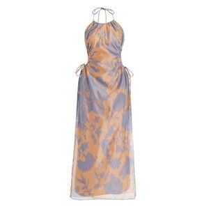 SIR - Coralie silk-cotton Midi Dress XS